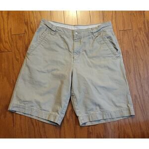 Columbia Mens Cargo Shorts Size 34 Tan Cargo Pockets Cotton